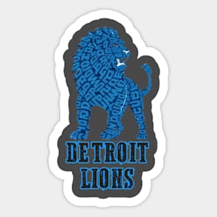 Detroit Lions Sticker